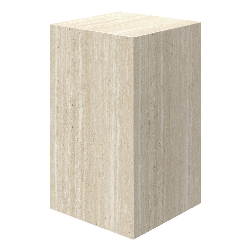 Inspire Contemporary ECC Concrete Tall Accent Table - Travertine