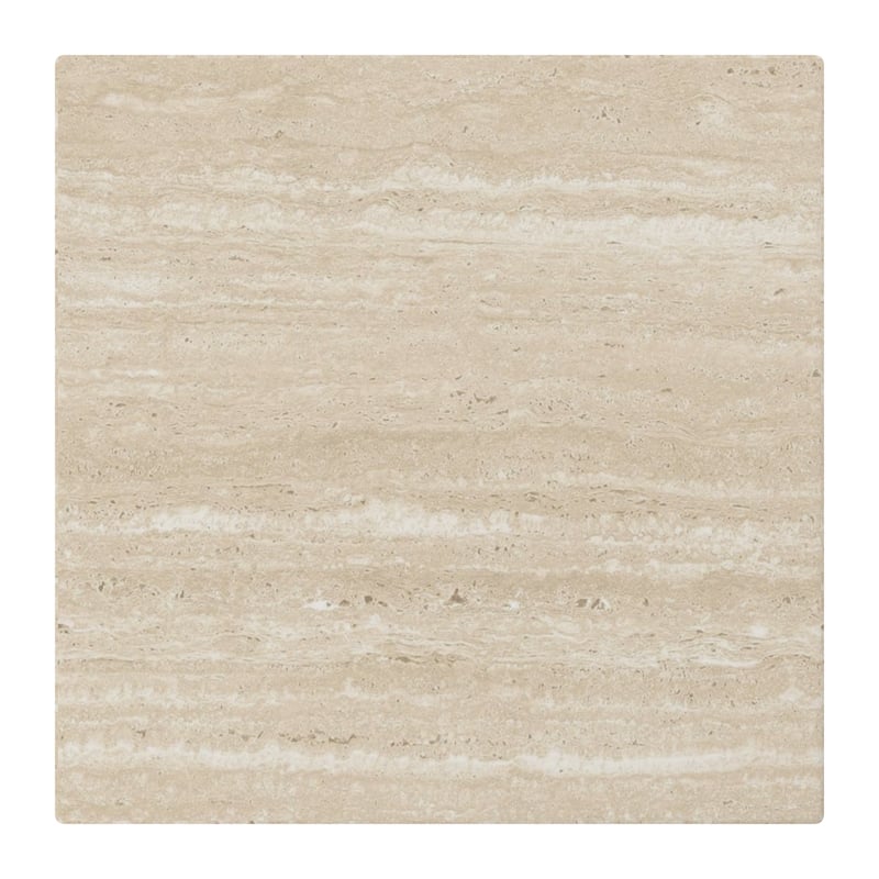 Inspire Contemporary ECC Concrete Square Accent Table - Travertine