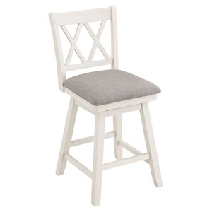 brookline bar stool - beige/white