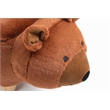 Home 2 Office Zoological Garden Fabric Bear Storage Ottoman in Brown/Natural