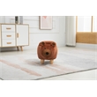 Home 2 Office Zoological Garden Fabric Bear Storage Ottoman in Brown/Natural
