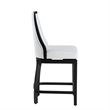 Katherine 24in Swivel Barstool - Black