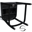 Katherine 24in Swivel Barstool - Black