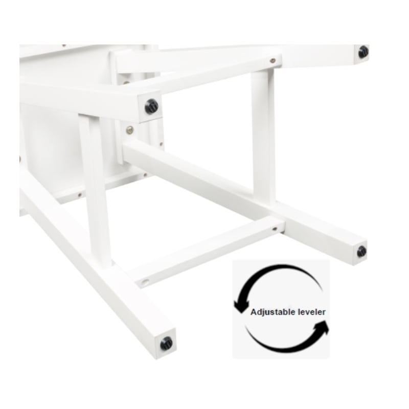 Jackson 24in Saddle Barstool -White