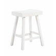 Jackson 24in Saddle Barstool -White