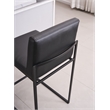 Home 2 Office London Stackable Barstool set of 3 Black Finish Stacking Modern