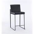 Home 2 Office London Stackable Barstool set of 3 Black Finish Stacking Modern