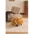 Home 2 Office Kids Highland Cow Animal Sorage Ottoman Stool