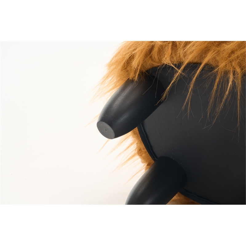 Home 2 Office Kids Highland Cow Animal Sorage Ottoman Stool