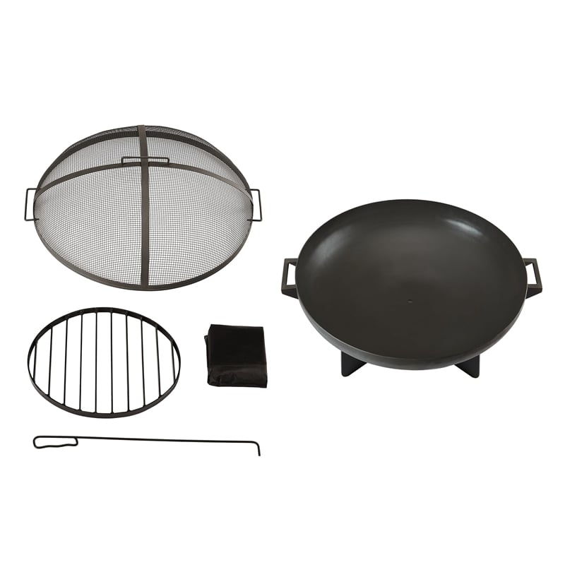 Real Flame Anson Fire Bowl in Gray