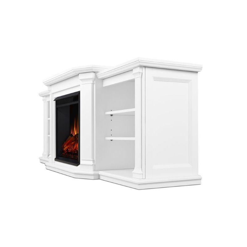 Real Flame Velmont Electric Fireplace Entertainment Unit in White