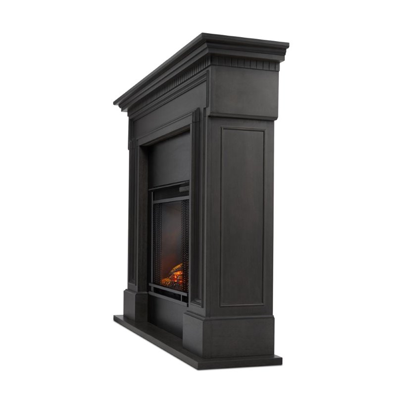 Real Flame Thayer Electric Fireplace In Gray 5010e Gry Real Flame Thayer Electric Fireplace In Gray