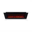 Real Flame DiNatale Wall Mounted Electric Fireplace in Black