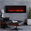 Real Flame DiNatale Wall Mounted Electric Fireplace in Black