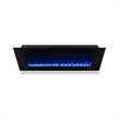 Real Flame DiNatale Wall Mounted Electric Fireplace in Black