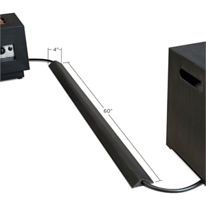 Real Flame Rubber Hose Cover in Black