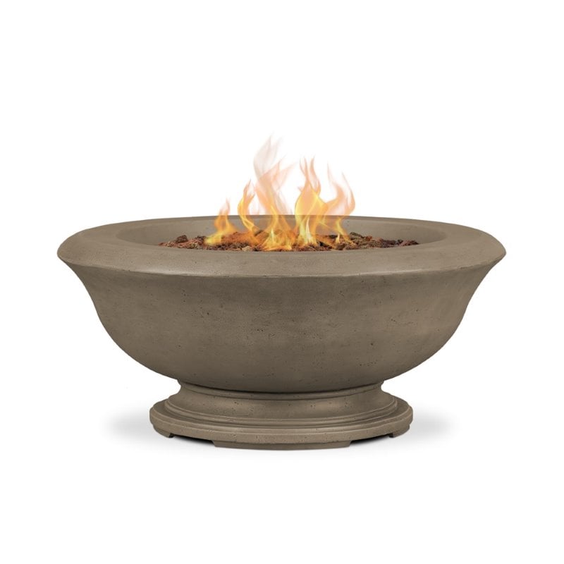 Real Flame Treviso Round Propane Fire Pit In Dove Gray C11838lp Dgr Real Flame Treviso Round Propane Fire Pit In Dove Gray