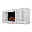 Real Flame Marlowe Fireplace TV Stand in White