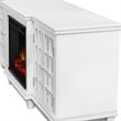 Real Flame Marlowe Fireplace TV Stand in White