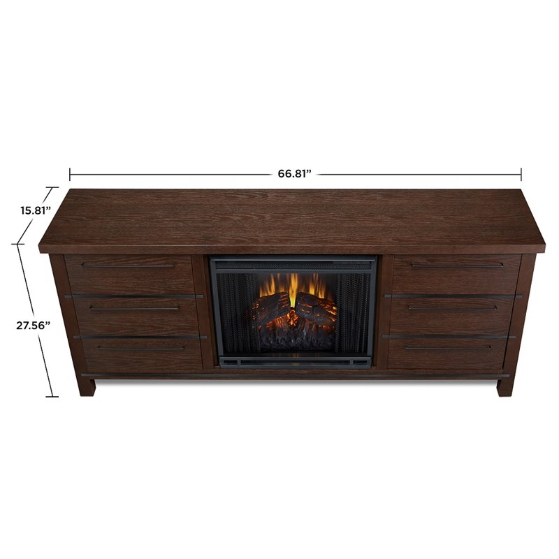 Real Flame Parsons Fireplace Tv Stand In Chestnut Oak 8280e Co Real Flame Parsons Fireplace Tv Stand In Chestnut Oak