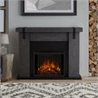 Real Flame Aspen Electric Fireplace in Gray Barnwood