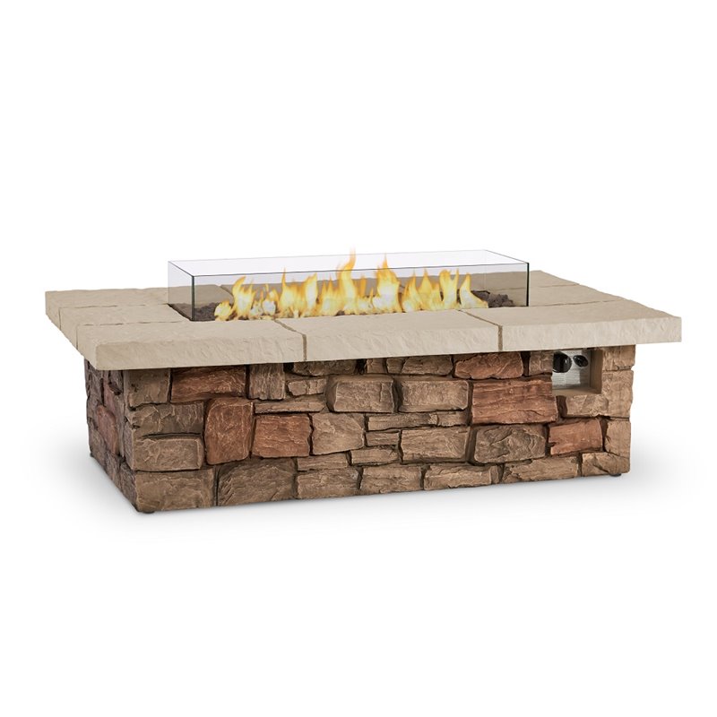 real flame sedona propane fire table