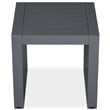 Real Flame Baltic Aluminum Patio End Table in Gray (Set of 2)