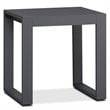 Real Flame Baltic Aluminum Patio End Table in Gray (Set of 2)