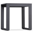 Real Flame Baltic Aluminum Patio End Table in Gray (Set of 2)