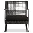 Real Flame Calvin Aluminum Patio Rocker in Black (Set of 2)