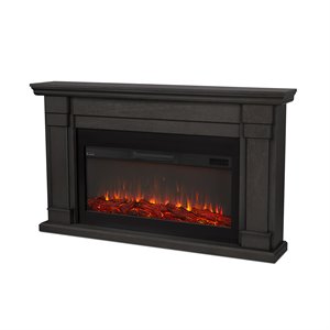 real flame carlisle electric fireplace in gray