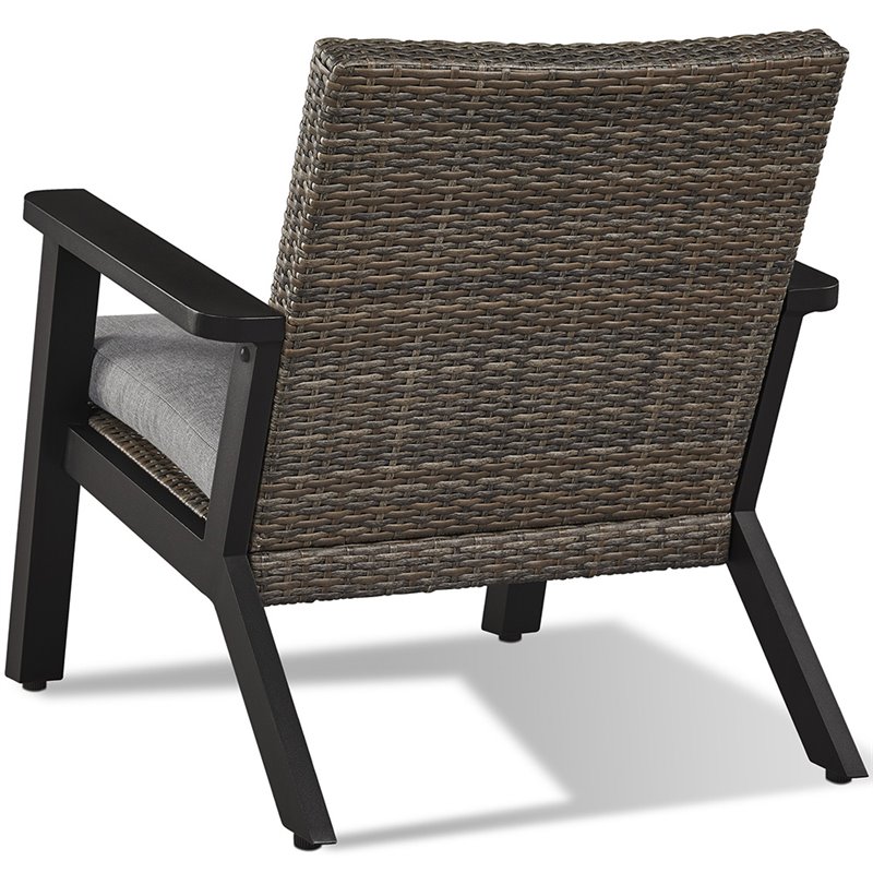 Real Flame Norwood Patio Chair in Black (Set of 2) Cymax Business