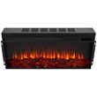 Real Flame Alcott Landscape Electric Wood Fireplace in White