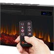 Real Flame Alcott Landscape Electric Wood Fireplace in White