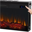 Real Flame Alcott Landscape Electric Wood Fireplace in White