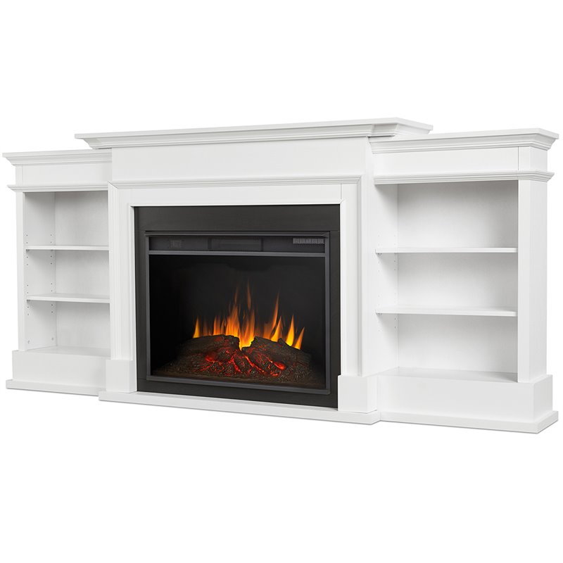 Real Flame Ashton Grand Electric Wood, Real Flame Fireplace Tv Console