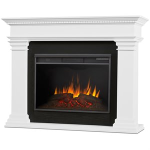 Real Flame Antero Grand Electric Fireplace in White