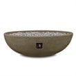 Real Flame Riverside Oval Propane Fire Bowl in Glacier Gray