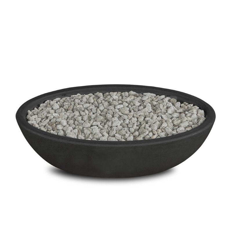 Real Flame Riverside Oval Propane Fire Bowl in Shale