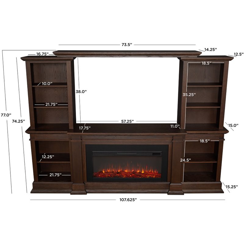 Real Flame Monte Vista Electric Fireplace Entertainment Center In Chestnut Oak 9900e Co - Oak Fireplace Entertainment Center Real Flame Monte Vista Electric Fireplace Entertainment Center In Chestnut Oak 9900e Co - Oak Fireplace Entertainment Center