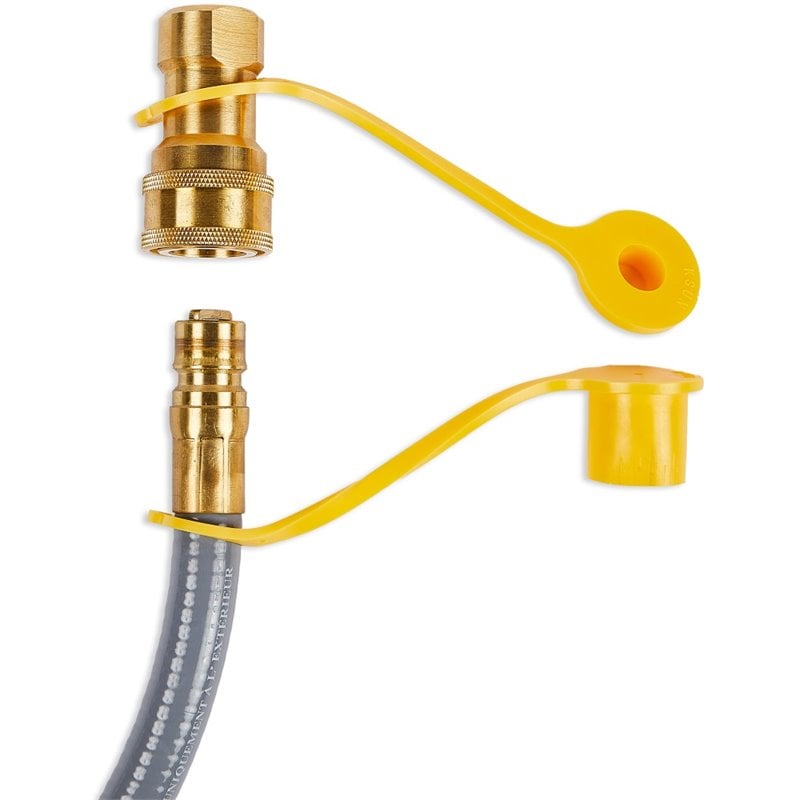 Real Flame Contemporary Rubber Natural Gas Conversion Kit In Gray