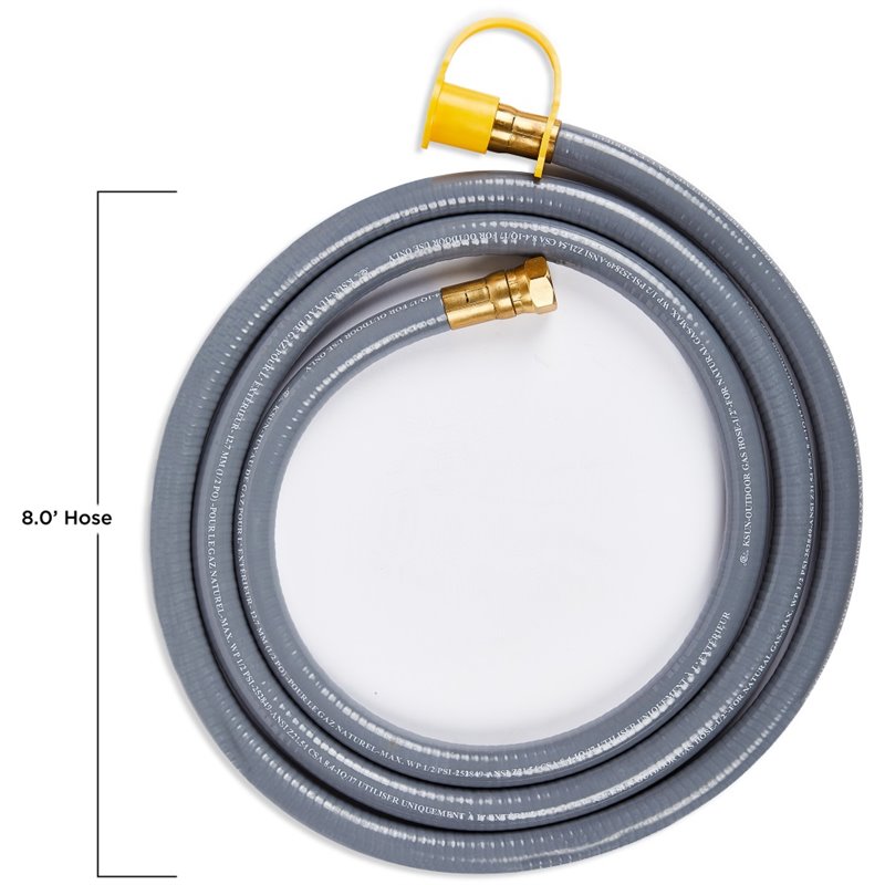 Real Flame Contemporary Rubber Natural Gas Conversion Kit In Gray