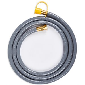real flame contemporary rubber natural gas conversion kit in gray