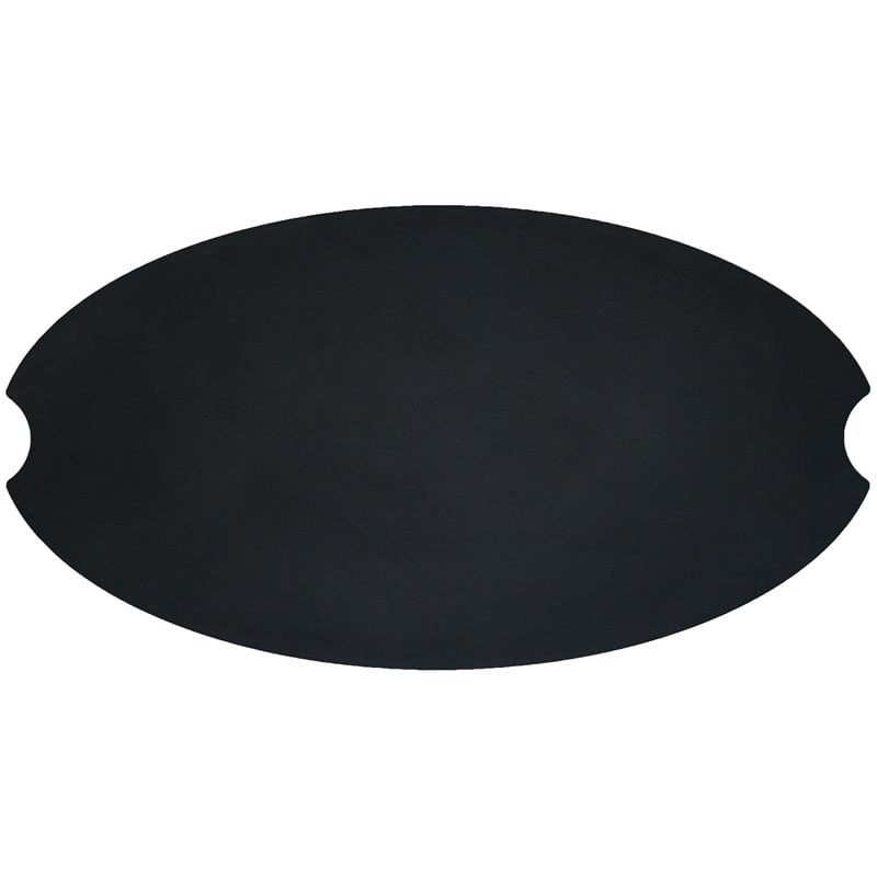 Real Flame Riverside Large Oval Steel Lid in Black
