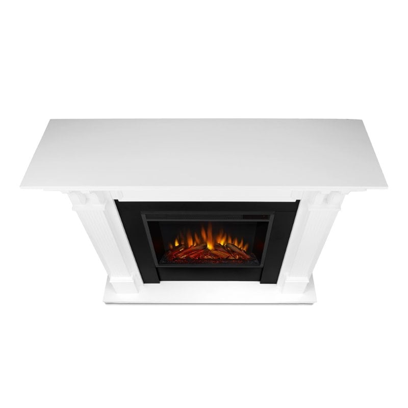 Real Flame Ashley Electric Fireplace in White