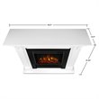 Real Flame Ashley Electric Fireplace in White