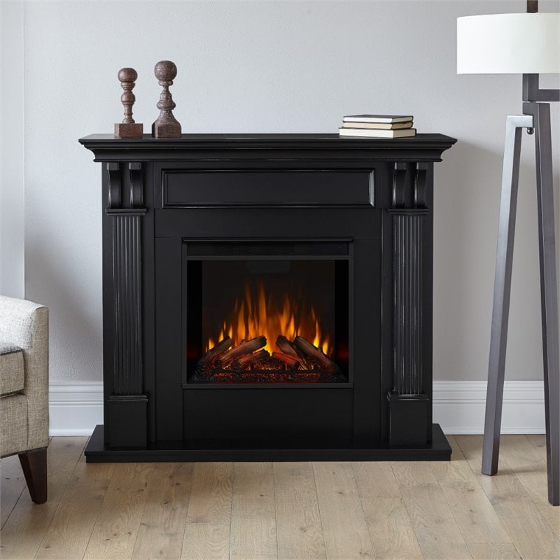 Real Flame Ashley Electric Fireplace in Black Wash
