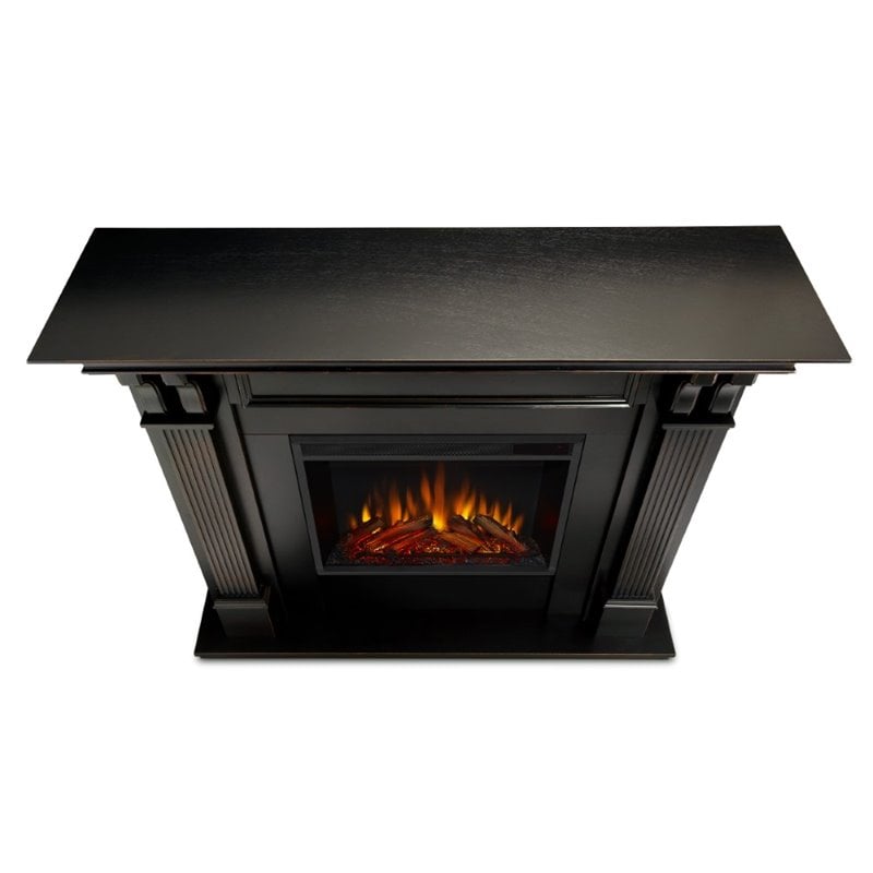Real Flame Ashley Electric Fireplace in Black Wash