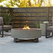 Real Flame Idledale Propane Fire Bowl for Outdoors in Glacier Gray