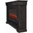 Real Flame Bristow Solid Wood Landscape Electric Fireplace in Weathered Wood